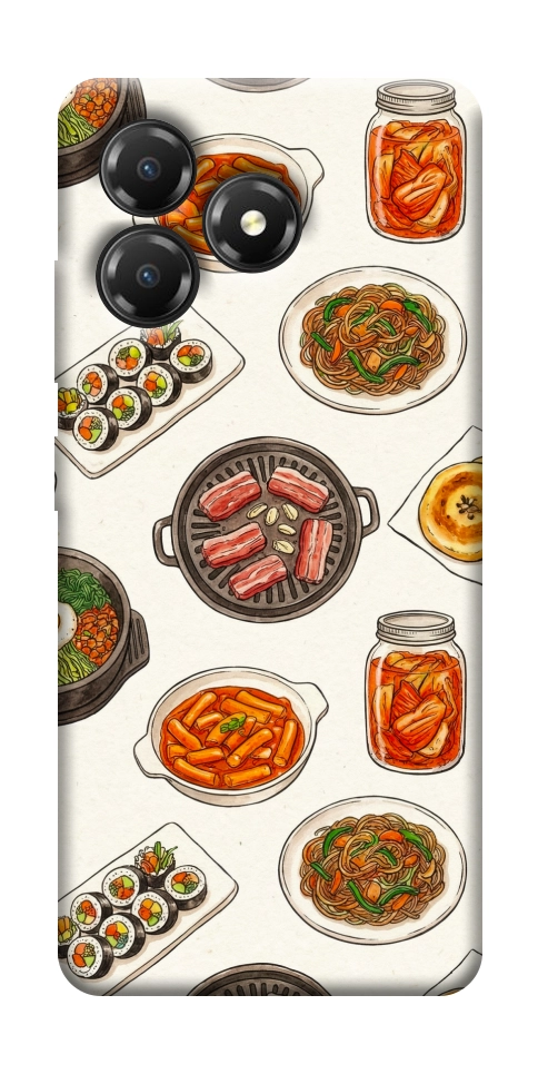 Чехол Korean food для ZTE Blade A36