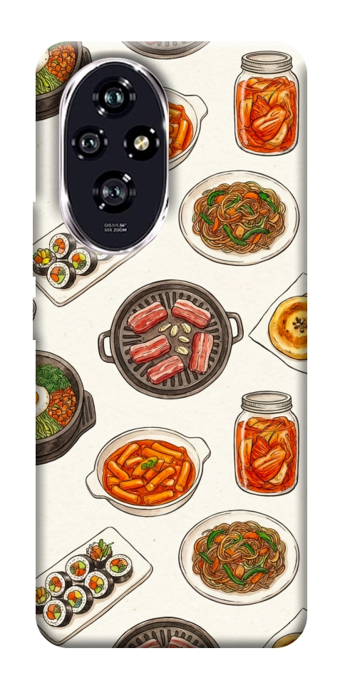 Чехол Korean food для Huawei Honor 200
