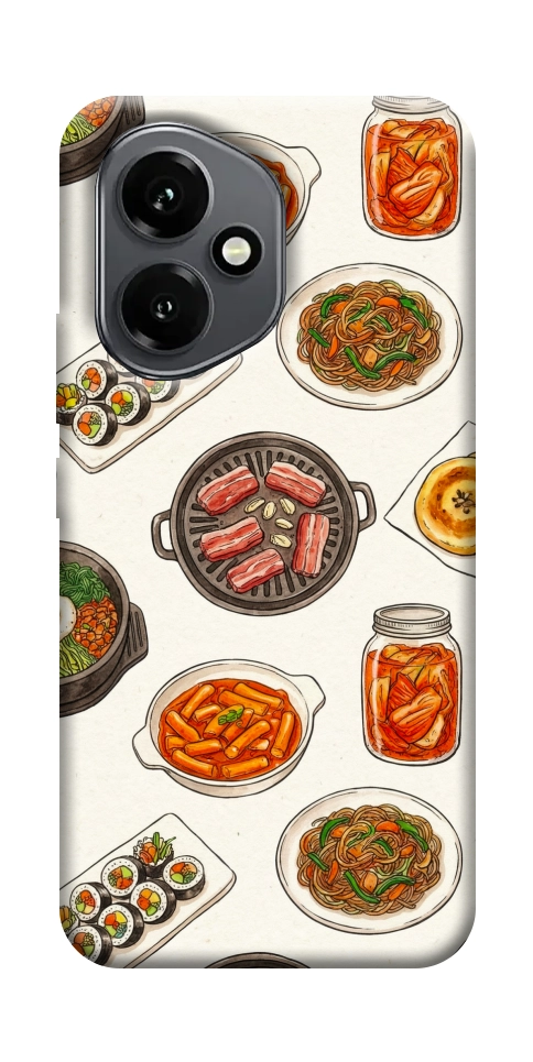 Чехол Korean food для Huawei Honor 400