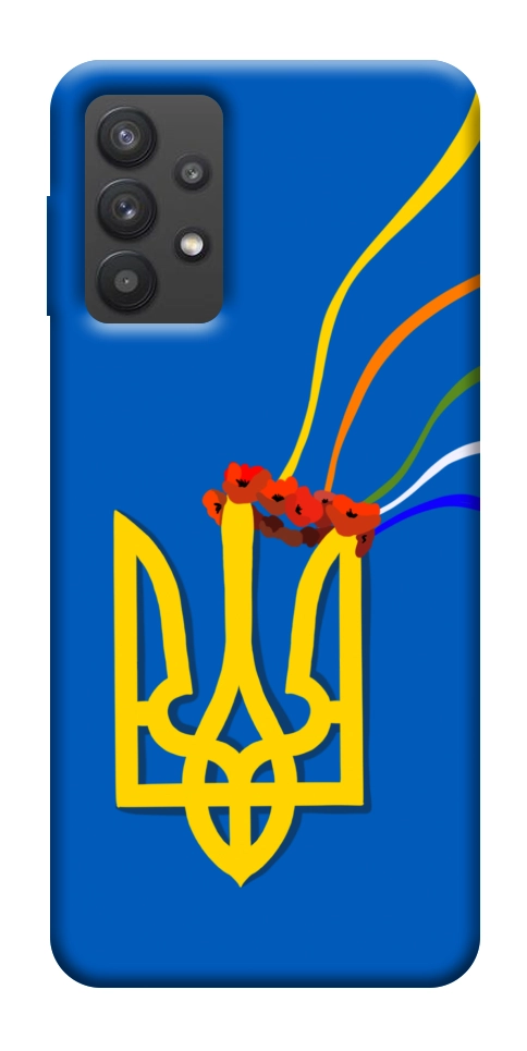 Чехол Квітучий герб для Galaxy A32 5G