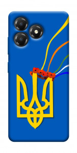 Чохол Квітучий герб для ZTE Blade A36