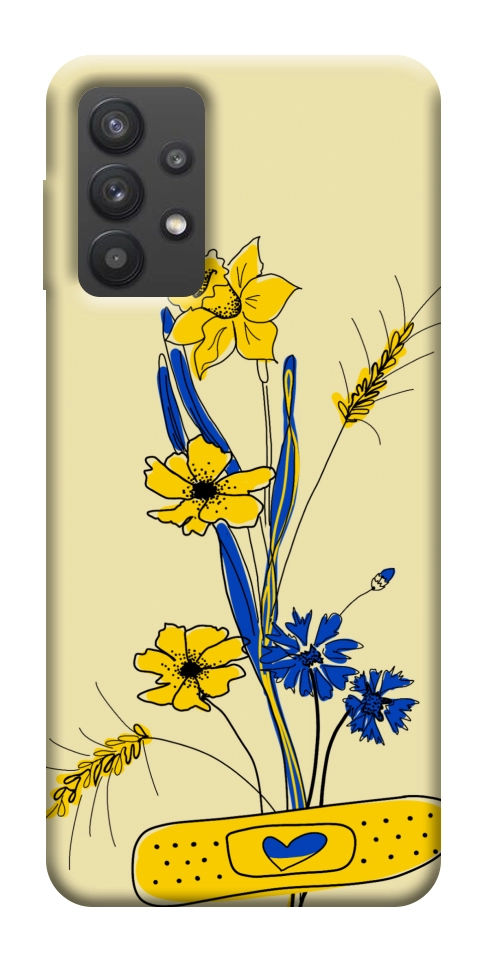 Чехол Українські квіточки для Galaxy A32 5G