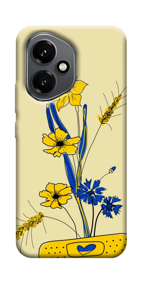 Чехол Українські квіточки для Huawei Honor 400