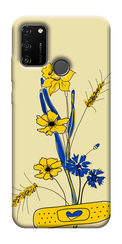 Чехол Українські квіточки для Huawei Honor 9A