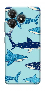 Чохол Shark pattern для ZTE Blade A36