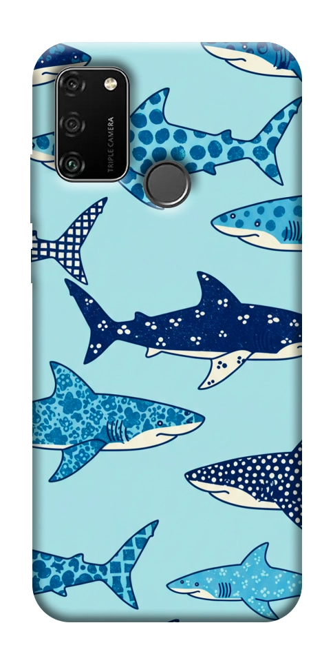 Чохол Shark pattern для Huawei Honor 9A
