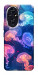 Чохол Neon jellyfishes для Huawei Honor 200