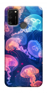 Чохол Neon jellyfishes для Huawei Honor 9A