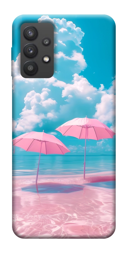 Чехол Розовые зонтики для Galaxy A32 5G