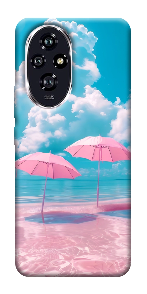 Чохол Рожеві парасольки для Huawei Honor 200