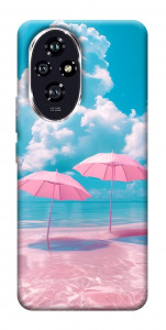 Чохол Рожеві парасольки для Huawei Honor 200