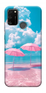 Чохол Рожеві парасольки для Huawei Honor 9A