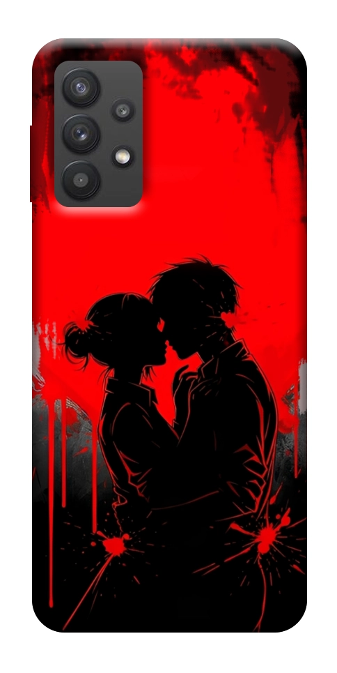 Чехол Silhouette couple для Galaxy A32 5G