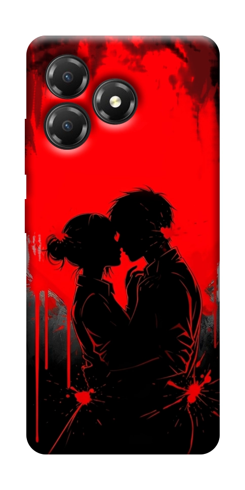 Чехол Silhouette couple для ZTE Blade A36