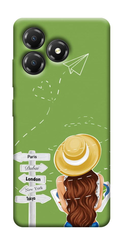 Чехол Travel girl для ZTE Blade A36