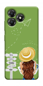 Чохол Travel girl для ZTE Blade A36