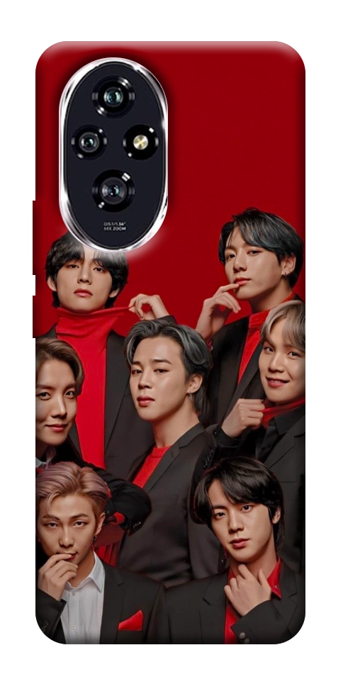 Чохол BTS in red для Huawei Honor 200