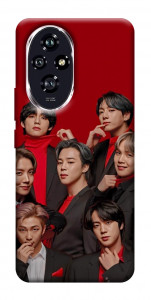 Чохол BTS in red для Huawei Honor 200