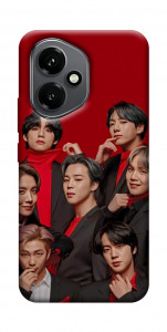 Чехол BTS in red для Huawei Honor 400