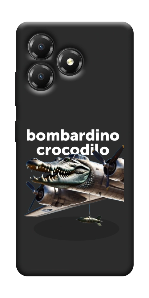 Чехол Bombardino Crocodilo volante для ZTE Blade A36