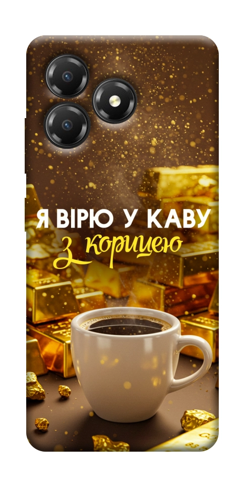 Чехол Верю в кофе для ZTE Blade A36