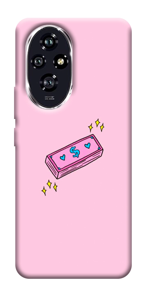 Чохол Simple pink money для Huawei Honor 200