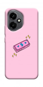 Чехол Simple pink money для Huawei Honor 400