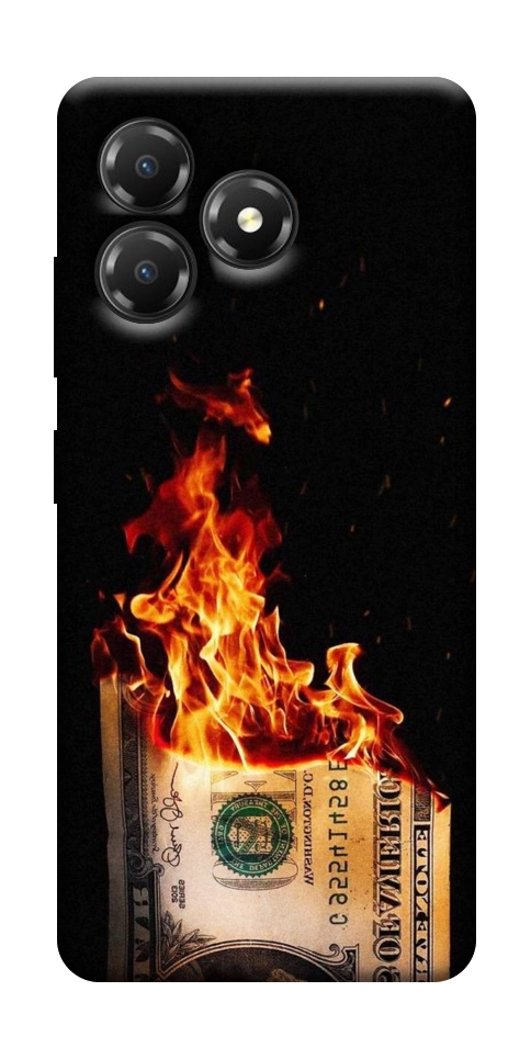 Чехол Money burn для ZTE Blade A36