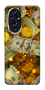 Чохол Gold and dollars для Huawei Honor 200