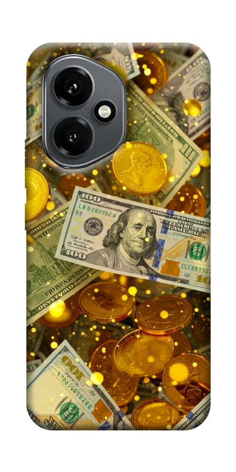 Чехол Gold and dollars для Huawei Honor 400