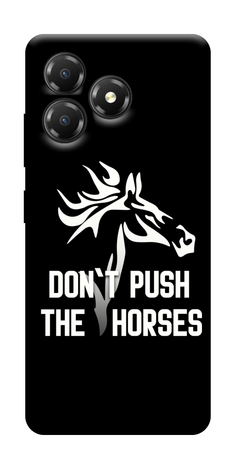 Чехол Dont push the horses для ZTE Blade A36