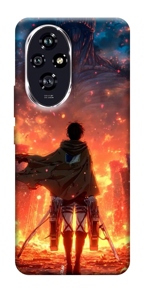 Чохол Attack on titan eren для Huawei Honor 200