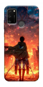 Чехол Attack on titan eren для Huawei Honor 9A
