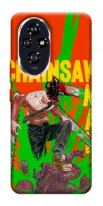 Чохол Chainsaw man для Huawei Honor 200