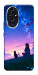 Чохол Space girl and cat для Huawei Honor 200