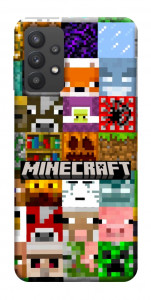 Чохол Minecraft collage для Galaxy A32 5G