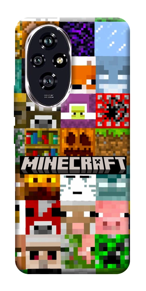Чохол Minecraft collage для Huawei Honor 200