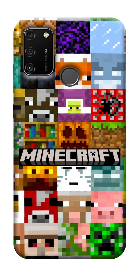 Чохол Minecraft collage для Huawei Honor 9A