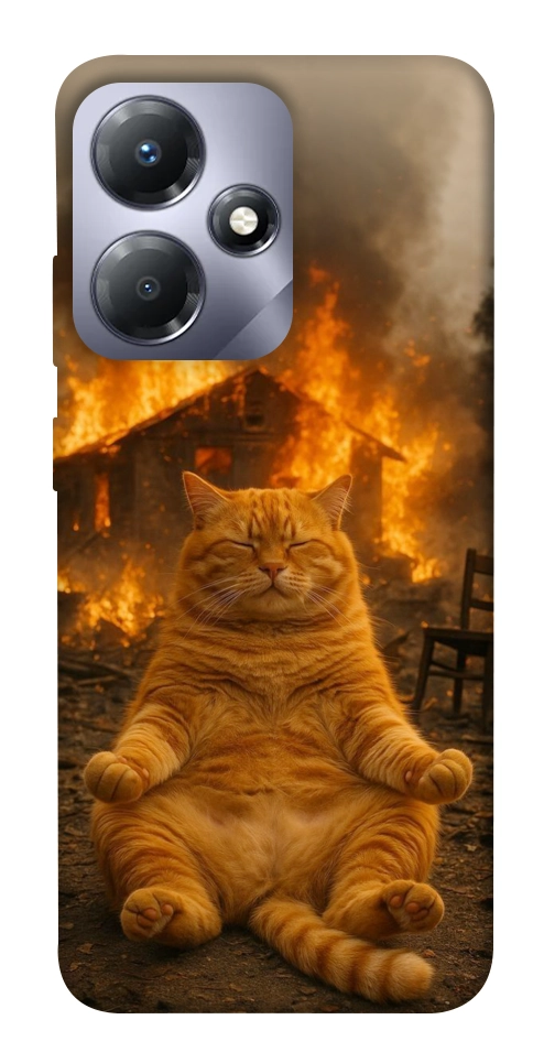Чехол Burning cat для Infinix Hot 30 Play
