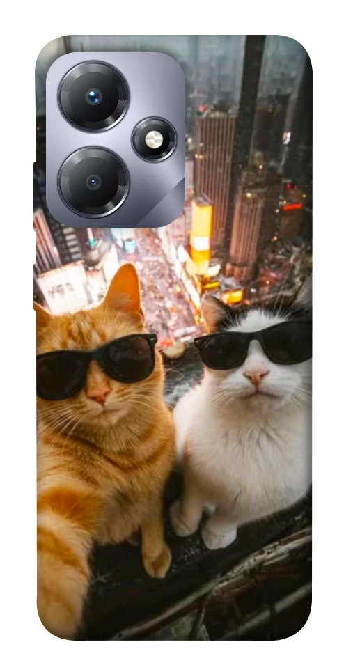Чохол Cool cats city для Infinix Hot 30 Play