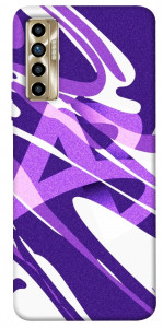 Чехол Purple Abstract для TECNO Camon 17P