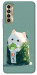 Чехол Cat onigiri для TECNO Camon 17P