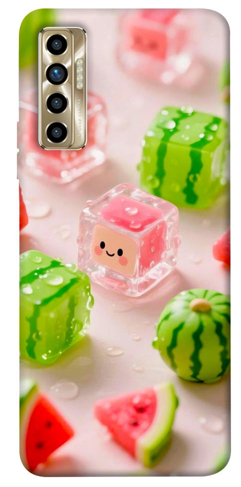Чехол Happy watermelon для TECNO Camon 17P