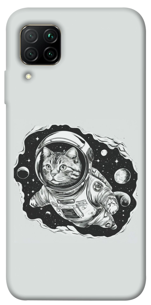 Чехол Кот космонавт для Huawei P40 Lite