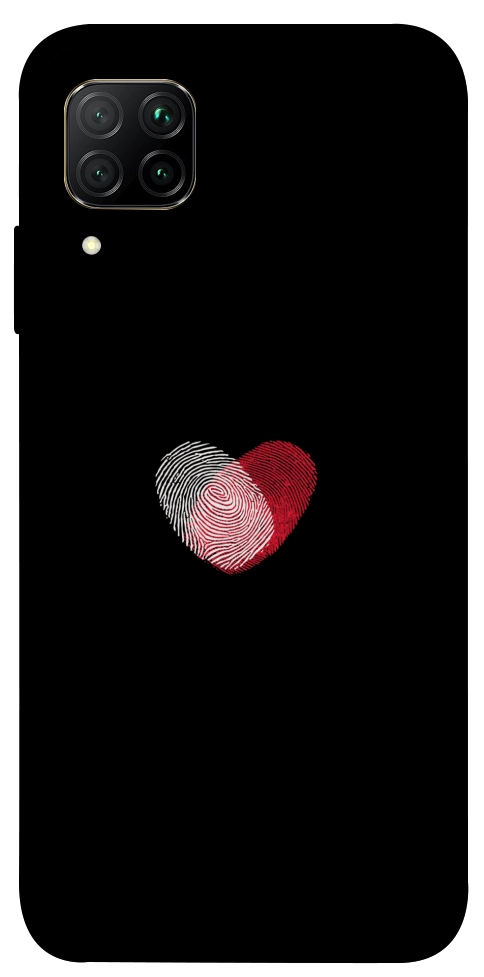 Чехол Fingerprint heart для Huawei P40 Lite