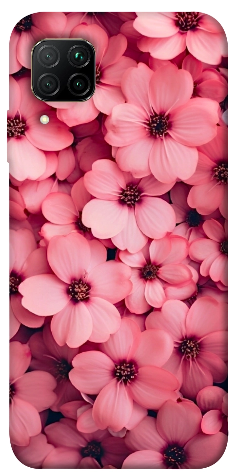Чехол Pink flowers для Huawei P40 Lite