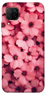 Чохол Pink flowers для Huawei P40 Lite