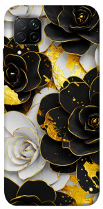 Чохол Flower black-white для Huawei P40 Lite