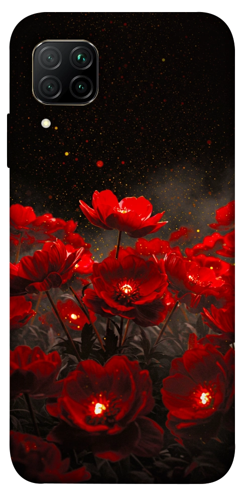 Чехол Burning flowers для Huawei P40 Lite