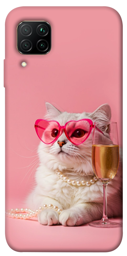 Чехол Pinky cat для Huawei P40 Lite